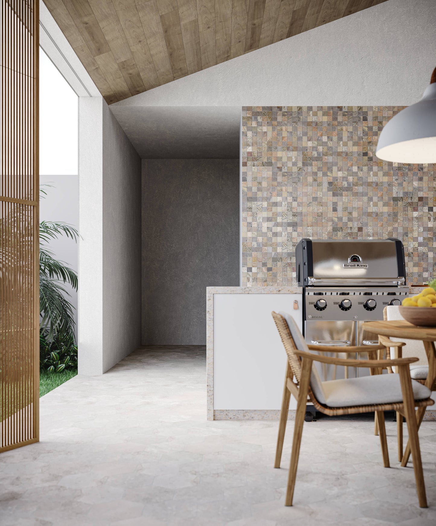 Satori Cosmo Argento 8-in x 10-in Matte Porcelain Hexagon Floor and Wall Tile (0.44-sq. ft/ Piece)