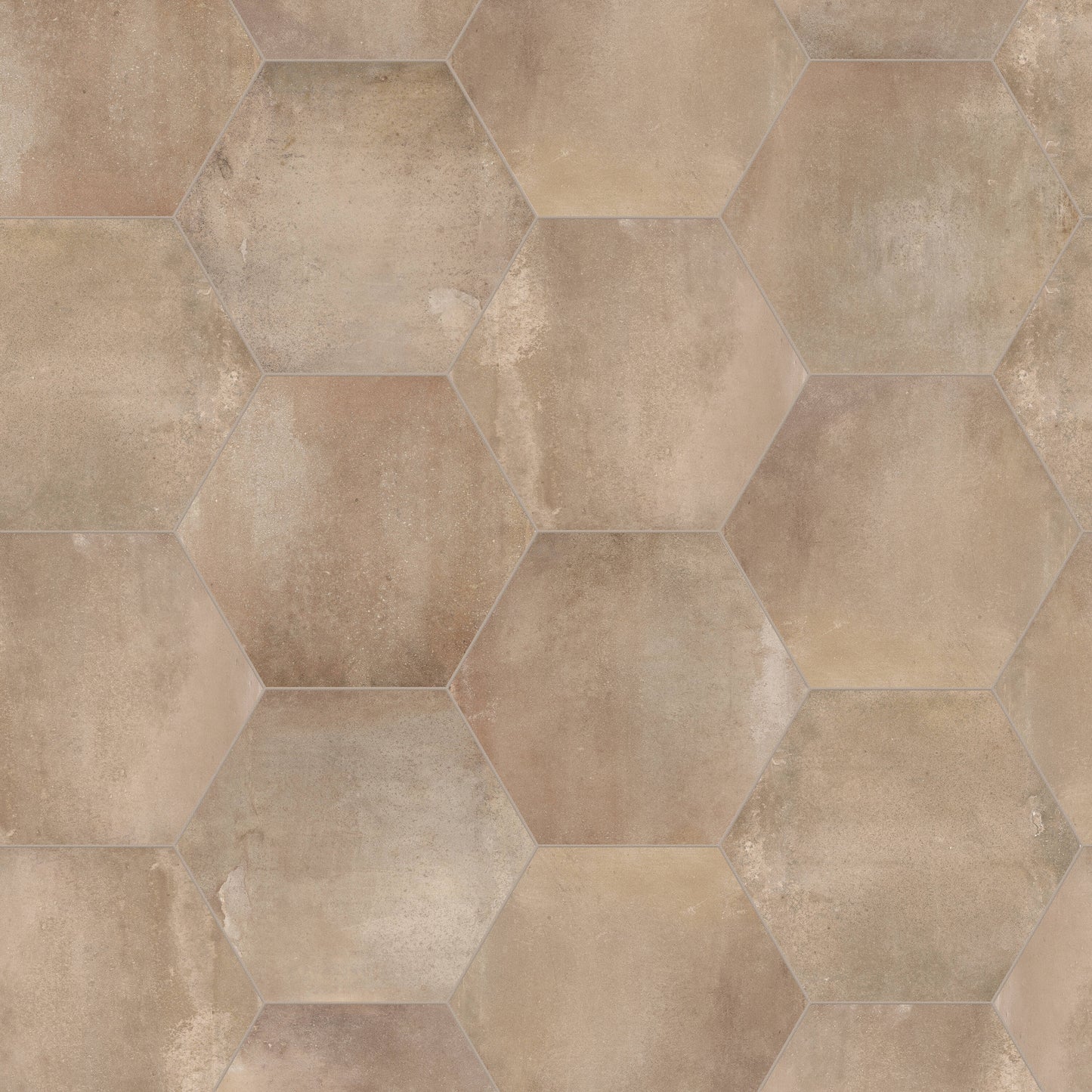 Satori Camino Terracotta 8-in x 10-in Matte Porcelain Hexagon Floor and Wall Tile (0.44-sq. ft/ Piece)