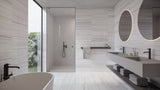 Satori Zebrino Ash 12-in x 24-in Polished Porcelain Marble Look Floor and Wall Tile (1.94-sq. ft/ Piece)