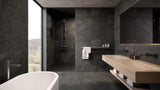 Satori Gios Graphite 12-in x 24-in Matte Porcelain Stone Look Floor and Wall Tile (1.93-sq. ft/ Piece)