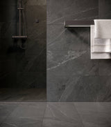 Satori Gios Graphite 12-in x 24-in Matte Porcelain Stone Look Floor and Wall Tile (1.93-sq. ft/ Piece)