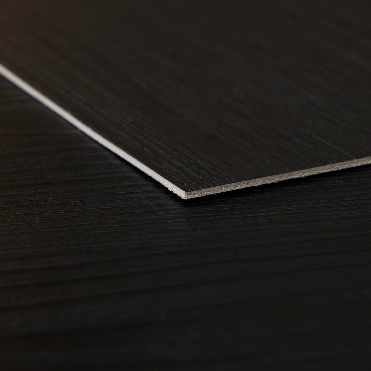 Lucida USA BaseCore Nero Black 12-mil x 6-in W x 36-in L Waterproof Peel and Stick Vinyl Plank Flooring (54-sq ft/ Carton)