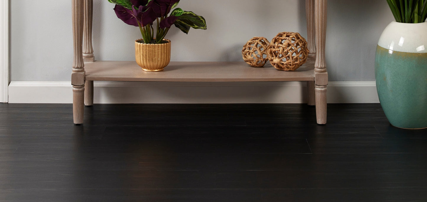 Lucida USA BaseCore Nero 6-in W x 36-in L x 2-mm Waterproof Peel-and-Stick Luxury Vinyl Plank Flooring (54-sq ft Carton)
