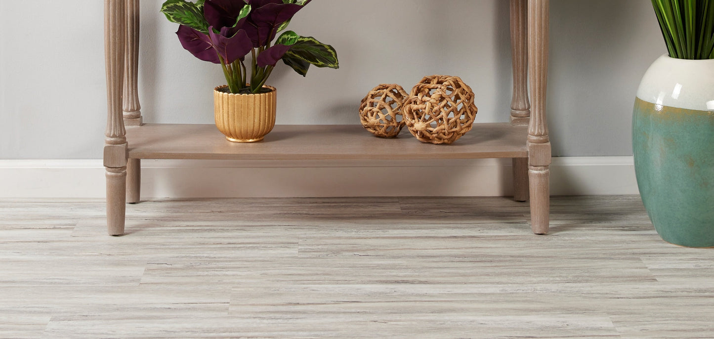Lucida USA PresCore Snowcap 6-in W x 36-in L x 2-mm Thick Waterproof Luxury Vinyl Plank Flooring, 12-mil Wear Layer (54-sq ft Carton)