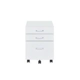 Benzara White, Black Accent Chest