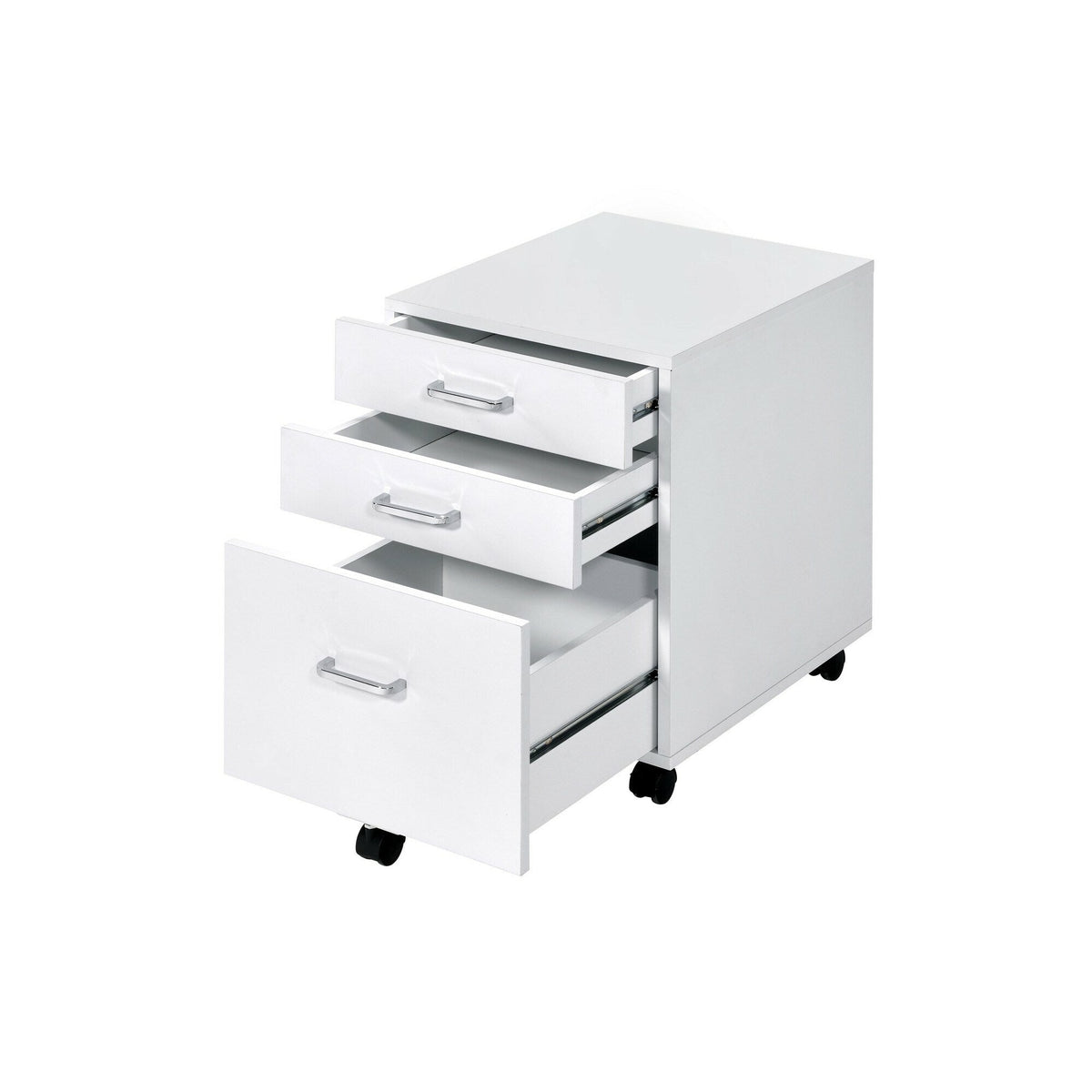 Benzara White, Black Accent Chest