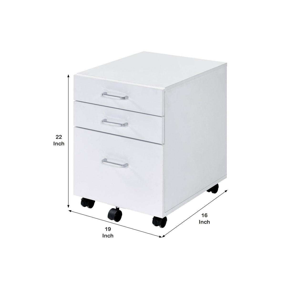 Benzara White, Black Accent Chest