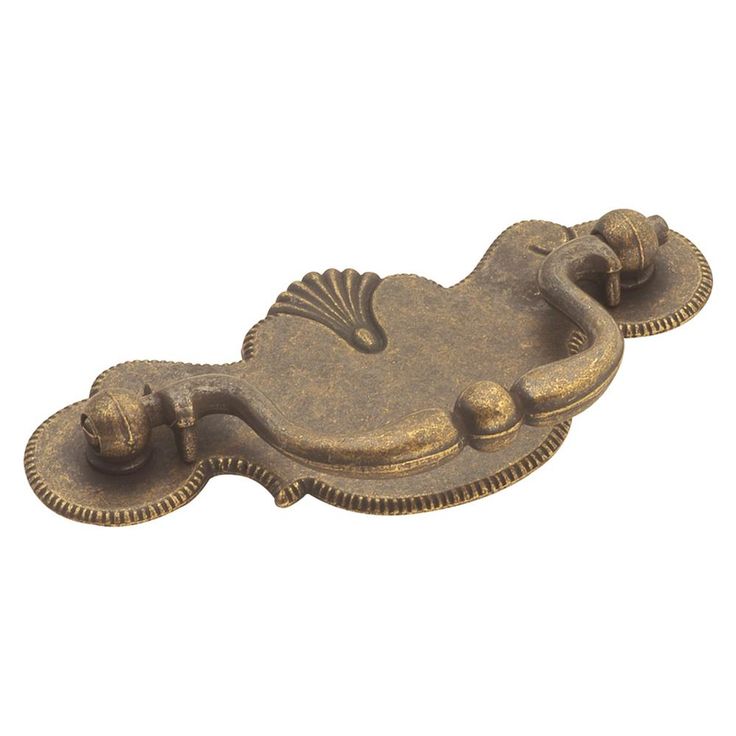 Palmetto 3 in. Center-to-Center Windover Antique Bail Pull