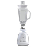 Kitchen Magic Collection 42 oz. 10-Speed and 2-Pulses White Plastic Jar Blender