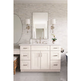 Diamond Express Jamestown 15-in W x 34.5-in H x 21-in D White 3-Drawer Wood Wall-mount Cabinet Banks
