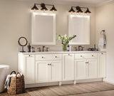 Diamond Express Jamestown 15-in W x 34.5-in H x 21-in D White 3-Drawer Wood Wall-mount Cabinet Banks