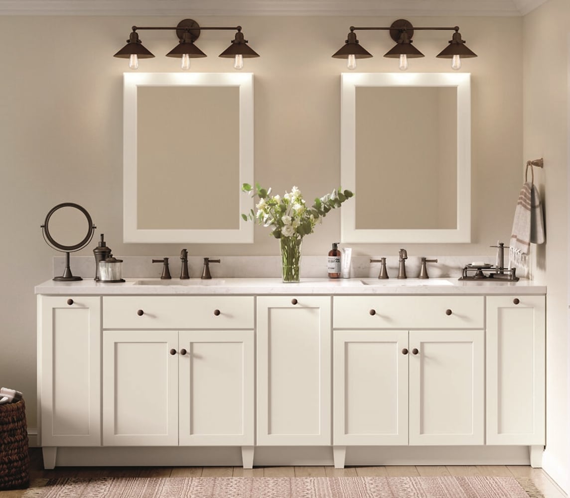 Diamond Express Jamestown 12-in W x 32.5-in H x 21-in D White 3-Drawer Wood Wall-mount Cabinet Banks
