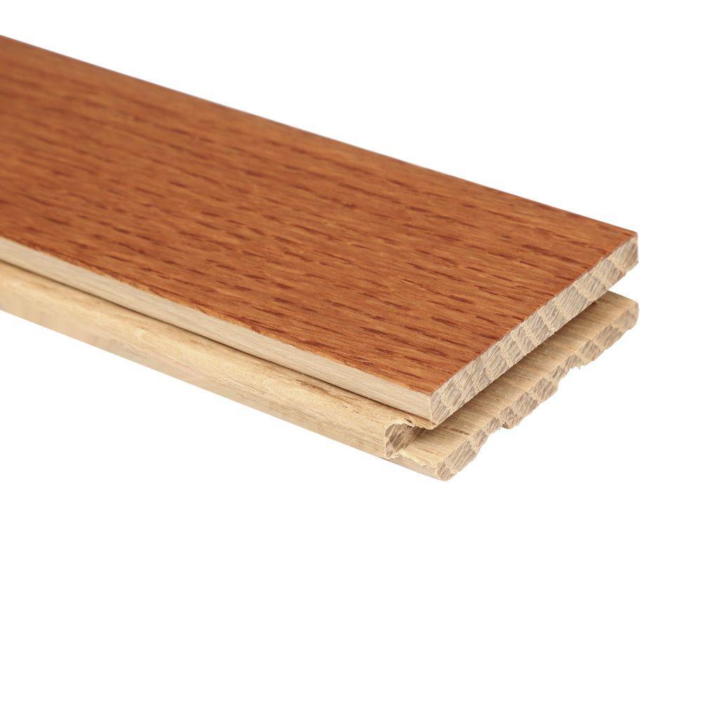 Bruce American Originals Copper Dark Red Oak 3/4 in. T x 2-1/4 in. W x Varying L Solid Hardwood Flooring (20 sq. ft. /case)