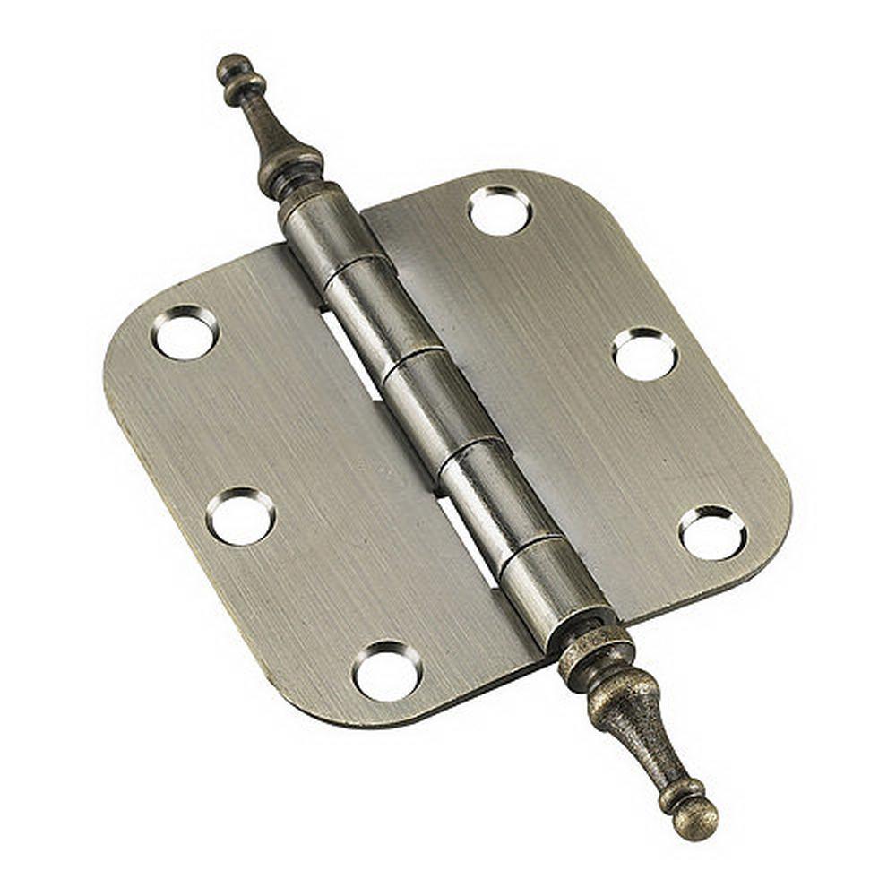 Full Mortise Inset Brushed Nickel Hinge (1-Pair) - Super Arbor