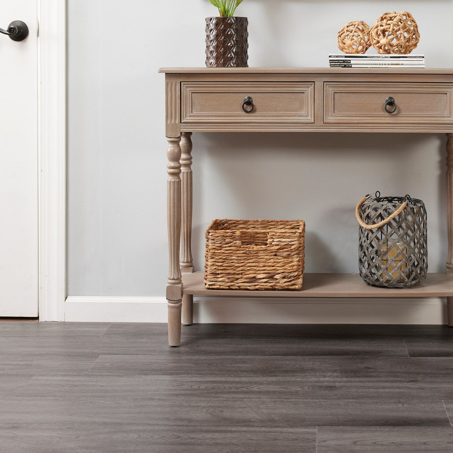 Lucida USA GlueCore Slate Gray 7-3/32-in W x 48-in L x 3-mm Waterproof Luxury Vinyl Plank Flooring, 22-mil Wear Layer (40-sq ft Carton)