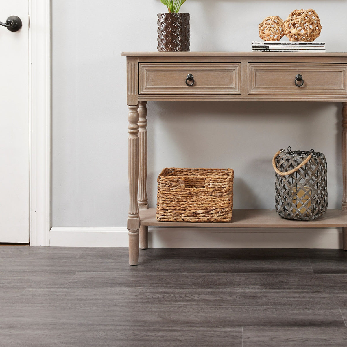 Lucida USA Gluecore Slate Gray 22-mil x 7-3/32-in W x 48-in L Waterproof Glue Down Luxury Vinyl Plank Flooring (40-sq ft/ Carton)