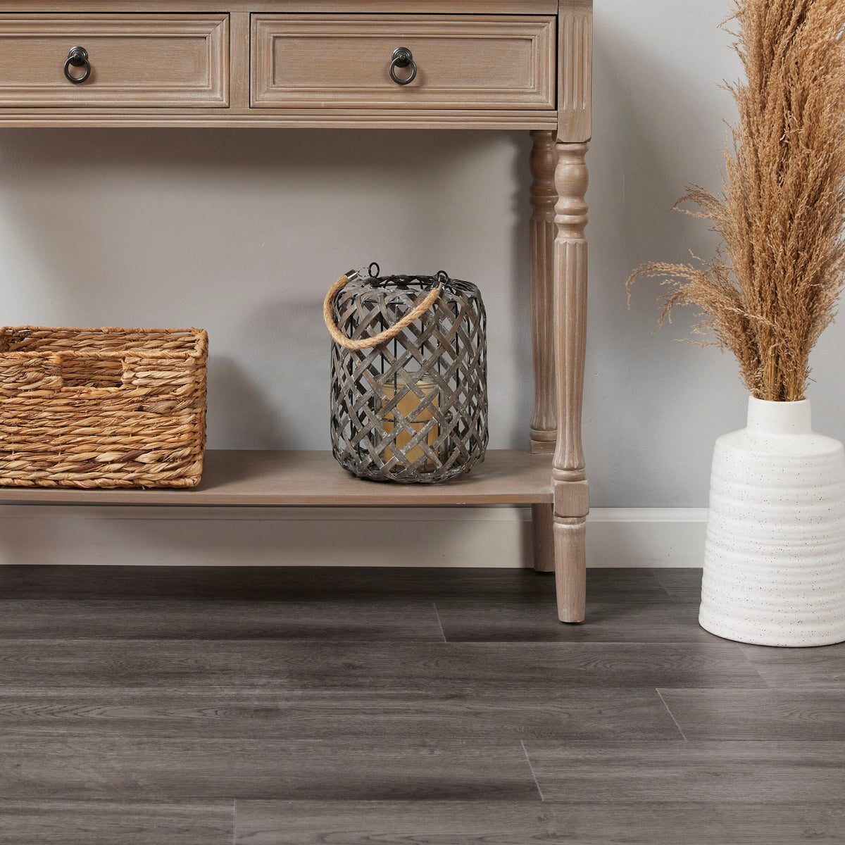 Lucida USA Gluecore Slate Gray 22-mil x 7-3/32-in W x 48-in L Waterproof Glue Down Luxury Vinyl Plank Flooring (40-sq ft/ Carton)