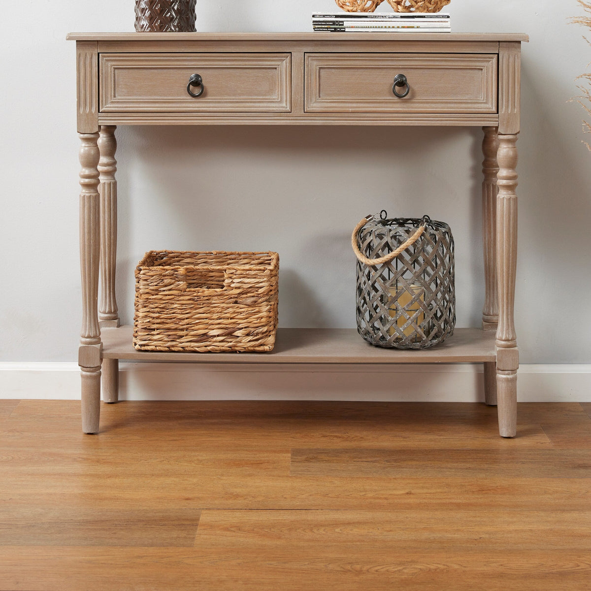 Lucida USA Gluecore Woodmere Brown 22-mil x 7-3/32-in W x 48-in L Waterproof Glue Down Luxury Vinyl Plank Flooring (40-sq ft/ Carton)