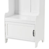 Yiekholo Modern 78.7-in White Composite Hall Tree