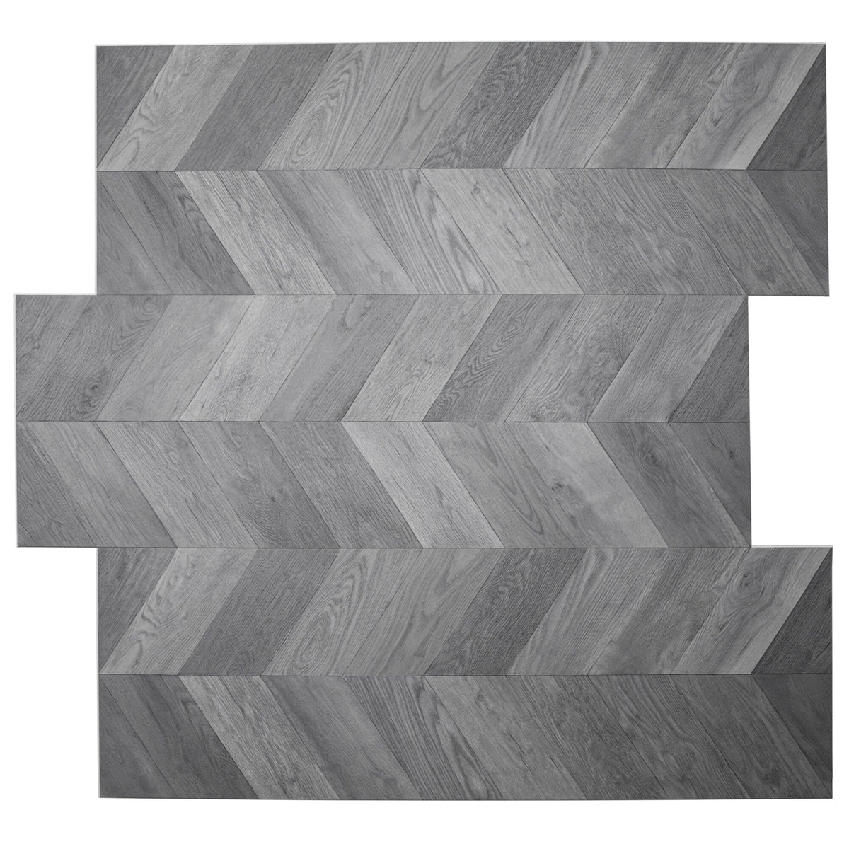 Lucida USA (Sample) DecoCore Charcoal Gray Wood Look 22-mil Waterproof Interlocking Luxury Vinyl Plank
