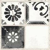 American Olean Genuine Stone Moroccan Black and White 12-in x 12-in Glazed Natural Travertine Mosaic Wall Tile (0.97-sq ft)