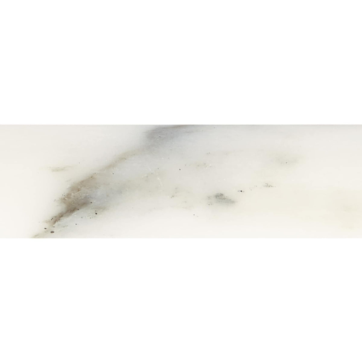 American Olean Genuine Stone Calacatta Gold Honed Marble Pencil Liner Tile, 1/2-in x 12-in