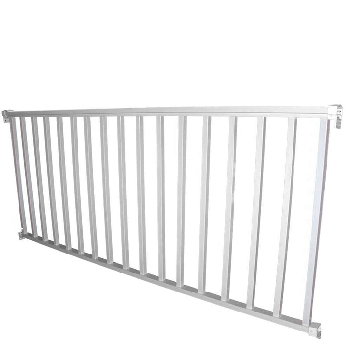 Wolf Handrail 6-ft x 42-in White Aluminum Deck Rail Kit