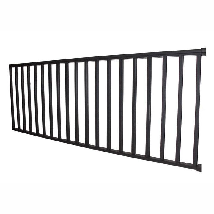Wolf Handrail 8-ft x 36-in Deep Bronze Aluminum Deck Rail Kit