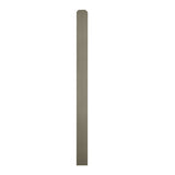 Natures Composites Composite Fence and Gate Picket - Dog Ear - Slate Grey - 3/8in. x 5in. x 5 3/4ft. (7-Pack)