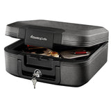 CHW20121 0.28 cu ft Fireproof Safe and Waterproof Safe with Key Lock - Super Arbor