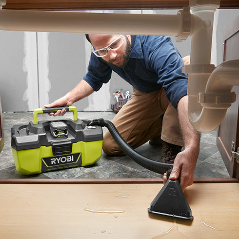 RYOBI 18V ONE+ 3 Gal. Project Wet/Dry Vacuum with Accessory Storage (Tool-Only)