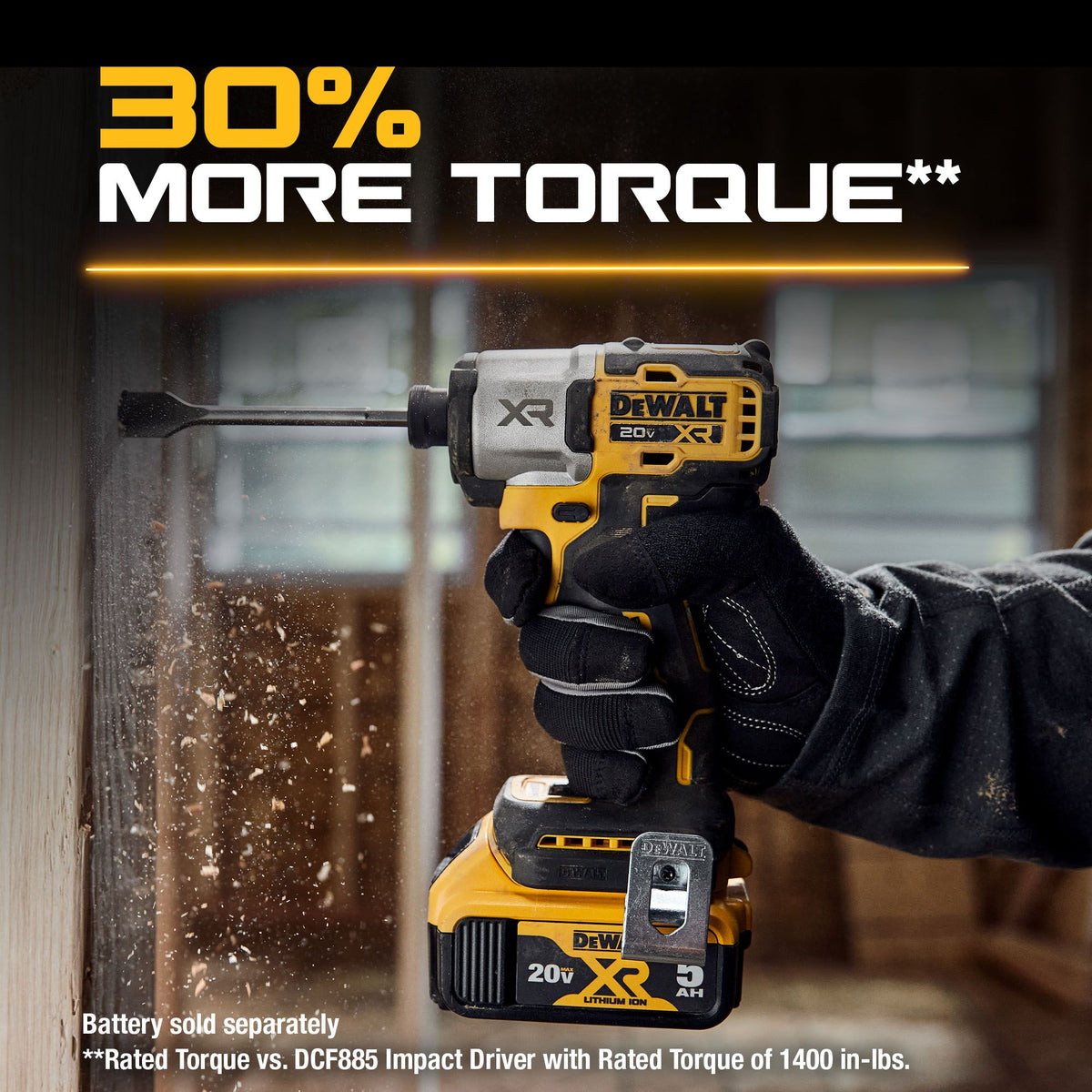 DEWALT 20-Volt MAX XR Brushless Variable Speed Cordless Impact Driver, 1/4-in, Tool-Only