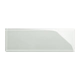 Giorbello (Sample) 4x12 glass subway tiles Light Gray 4-in x 12-in Glossy Glass Brick Subway Wall Tile
