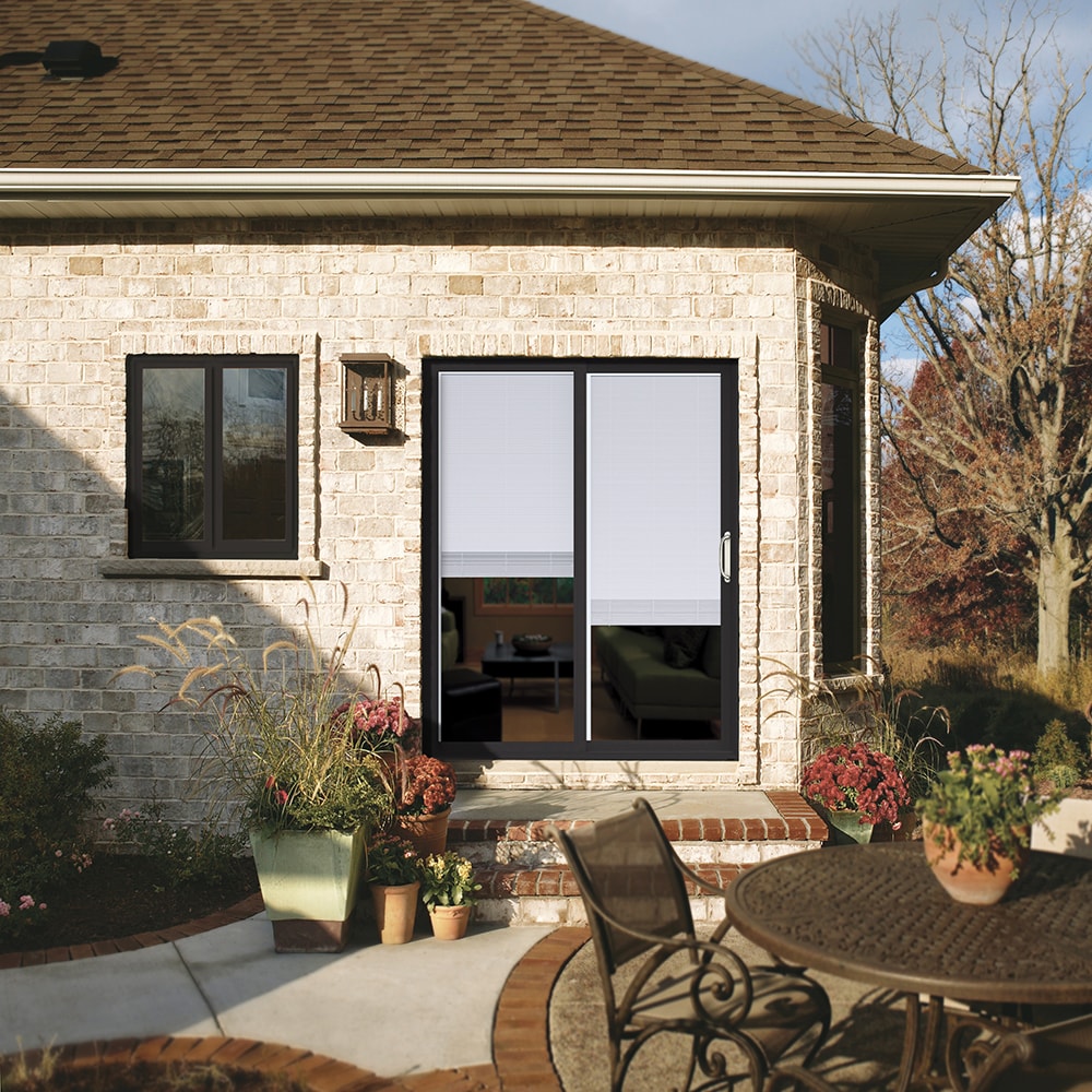 JELD-WEN 72-in x 80-in Vinyl Sliding, Right-hand sliding – additional view 4