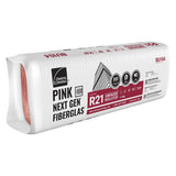 Owens Corning R-21 Unfaced Fiberglass Insulation Batts, 6 in. x 16 in. x 96 in.