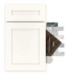 Diamond Express Jamestown 21-in W x 34.5-in H x 24-in D White 1-Drawer Base Fully Assembled Plywood Cabinet (Recessed Panel Shaker Style)