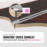 Owens Corning TruDefinition Duration Designer Architectural Roof Shingles, Black Sable, 32.8-sq ft per Bundle