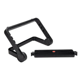 Black Plastic Sliding Adjustable Foot Rest for Under Desk - Super Arbor