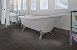 Style Selections Galvano Charcoal 12-in x 24-in Porcelain Granite Tile (Common: 12-in x 24-in; Actual: 11.85-in x 23.85-in)