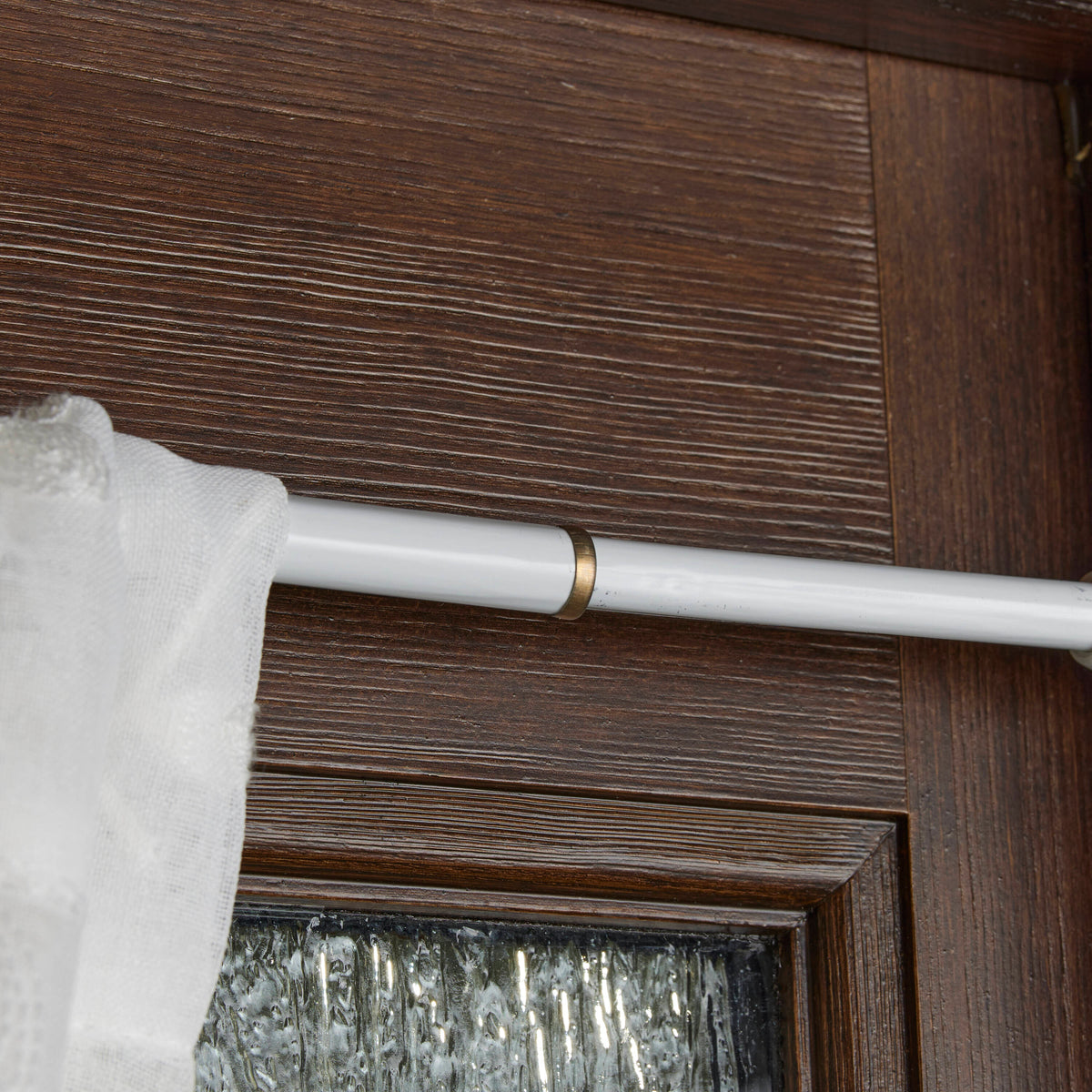 Project Source 2-Pack 8-in to 11-in White Steel Tension Curtain Rod
