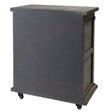 StyleCraft Home Collection Gray Rustic Wood Media Cabinet