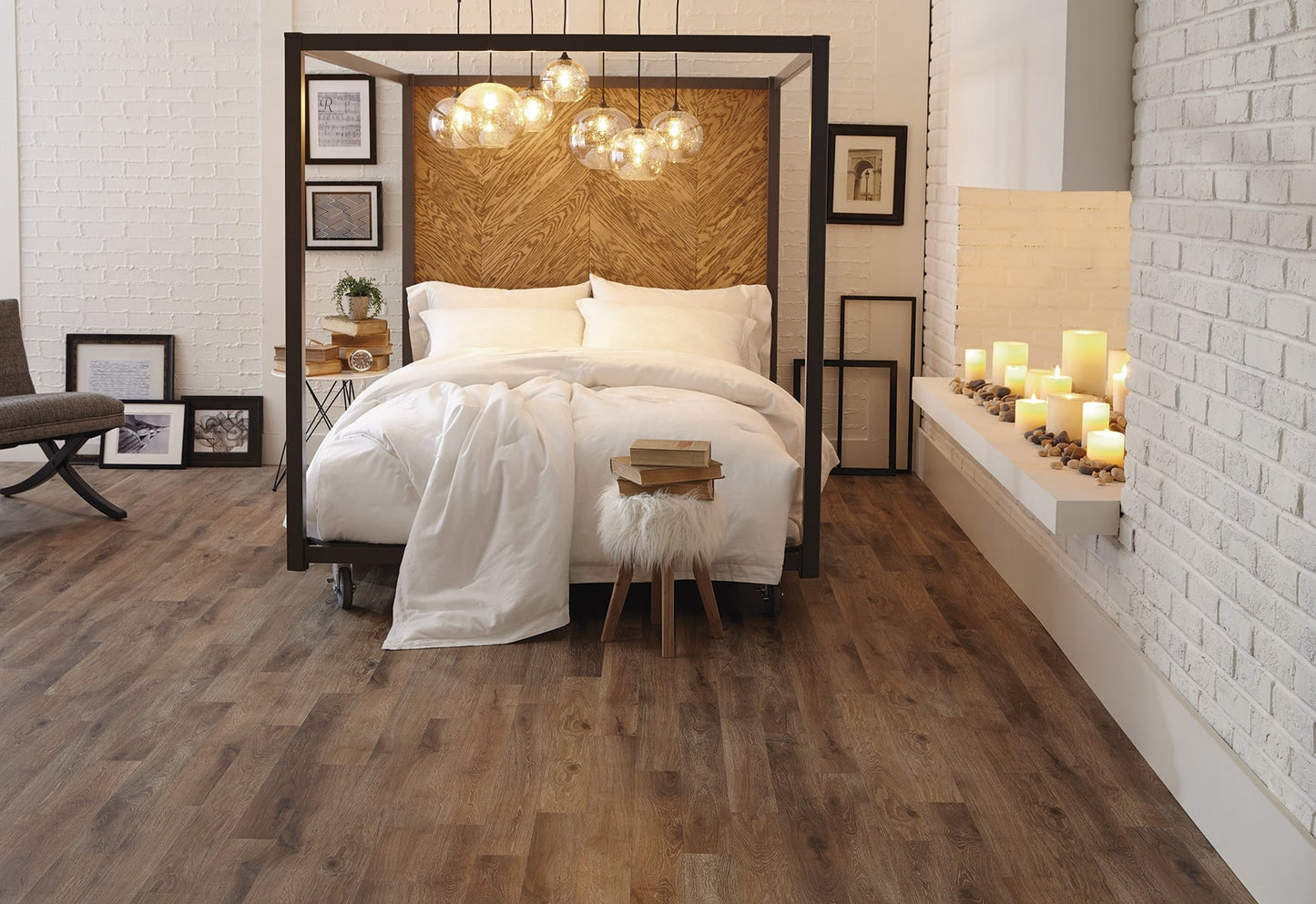 Style Selections Safari 4-in W x 36-in L x 2-mm Water-Resistant Peel-and-Stick Vinyl Plank Flooring (1-sq ft)