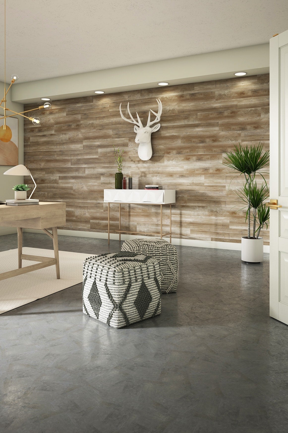 Style Selections Ozark 6-in W x 36-in L x 1.5-mm Peel and Stick Water-Resistant Luxury Vinyl Plank Flooring, 21-sq ft Carton