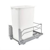 Rev-A-Shelf 11-in x 22-in x 19-in 50-Quart Soft Close Single Pull Out Trash Can