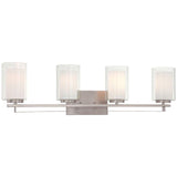 Parsons Studio 4-Light Brushed Nickel Bath Light