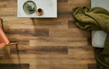 STAINMASTER PetProtect Wendover Brown Oak 20-mil x 7-in W x 48-in L Waterproof Interlocking Luxury Vinyl Plank Flooring