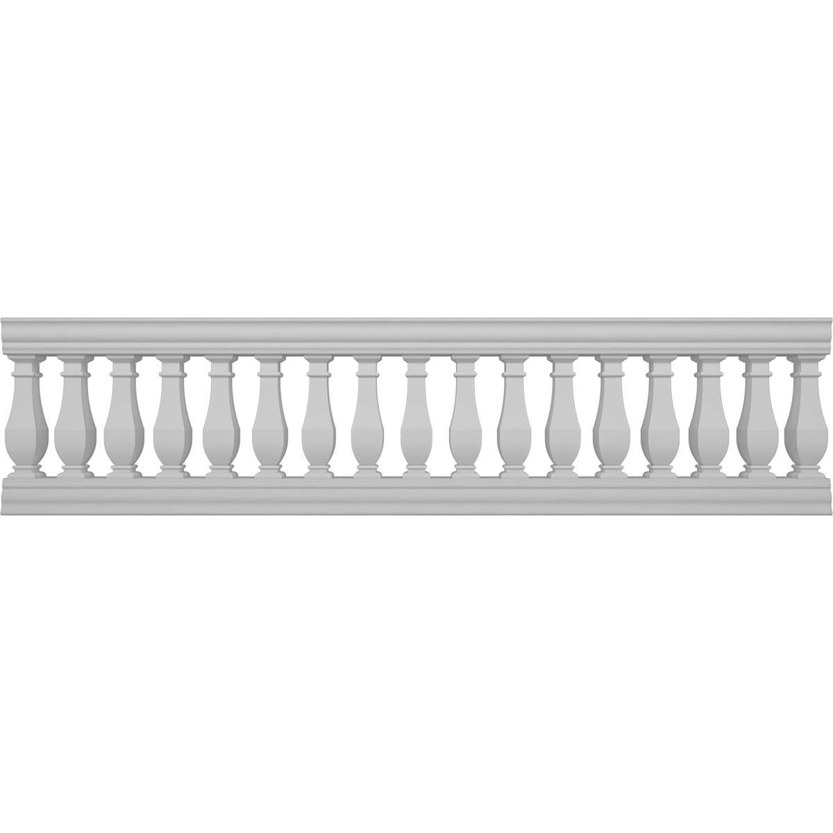 Ekena Millwork FiberThane Arcadian Fiberglass Deck Rail Kit