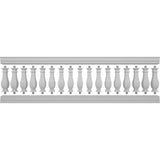 Ekena Millwork FiberThane Arcadian Fiberglass Deck Rail Kit