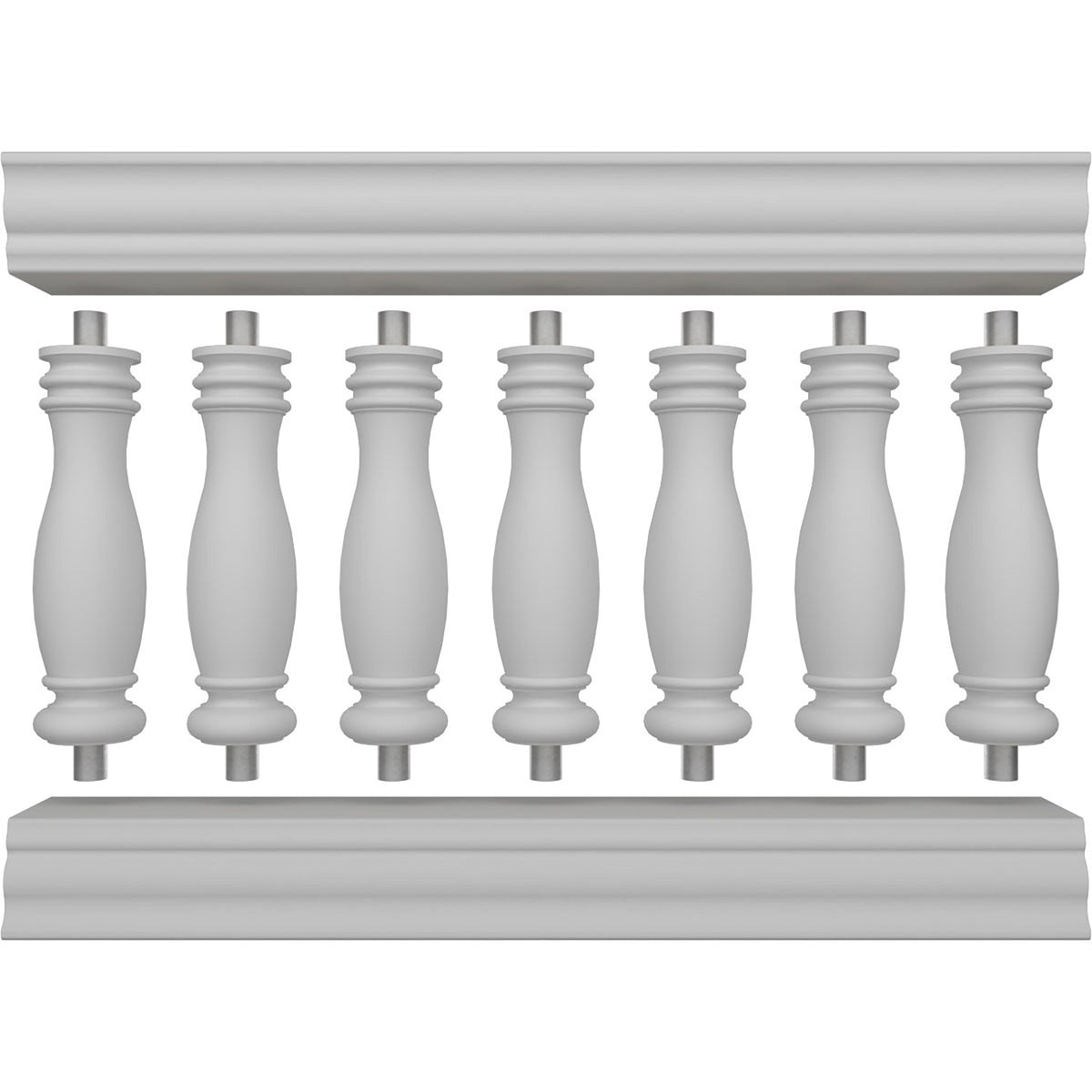 Ekena Millwork FiberThane Embassy Fiberglass Deck Rail Kit