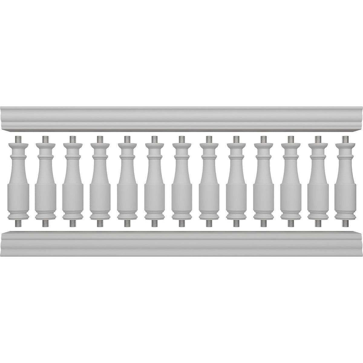 Ekena Millwork FiberThane Hamilton Fiberglass Deck Rail Kit